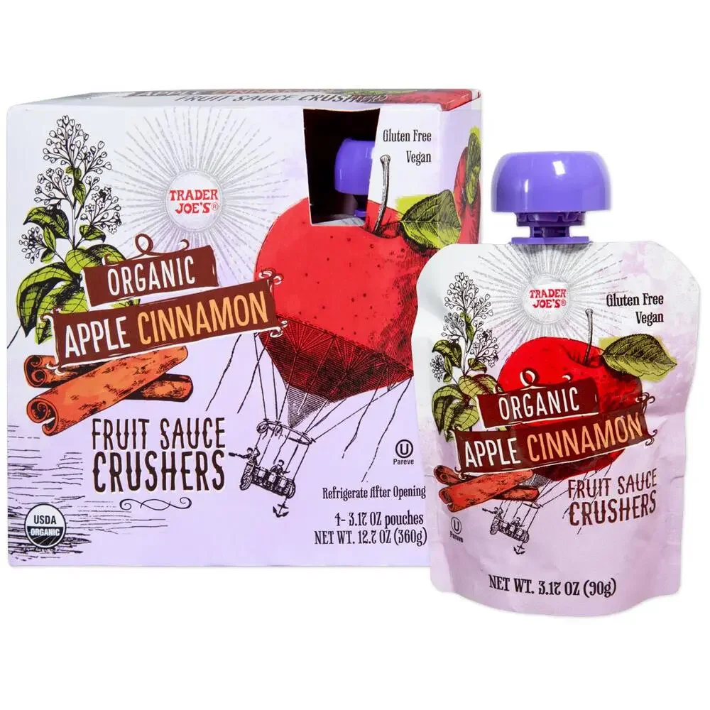 Trader Joe's — Organic Apple Cinnamon Fruit Sauce Crushers